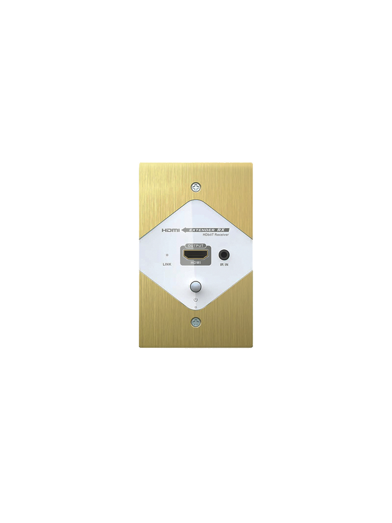 SAXXON LKV372W- Kit Extensor HDMI placa de pared / Incluye transmisor y receptor /  1080p / 40 Metros / CAT 6 / Soporte de transmision de ir / 110  VAC / PLUG & PLAY