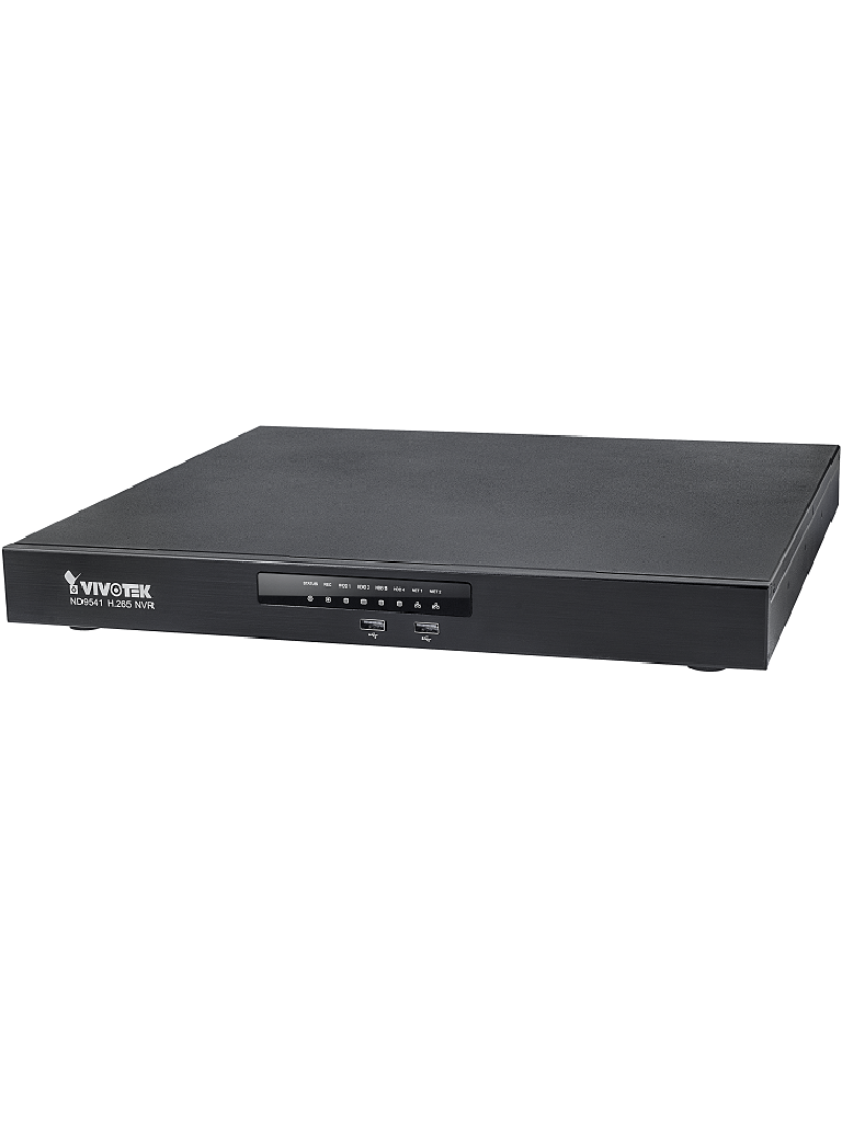 VIVOTEK ND9541 - NVR 32 Canales / Hasta 4  HDD / Auto SETUP / Salida  HDMI / EZ CONNECT / H265 / ONVIF / Dual LAN