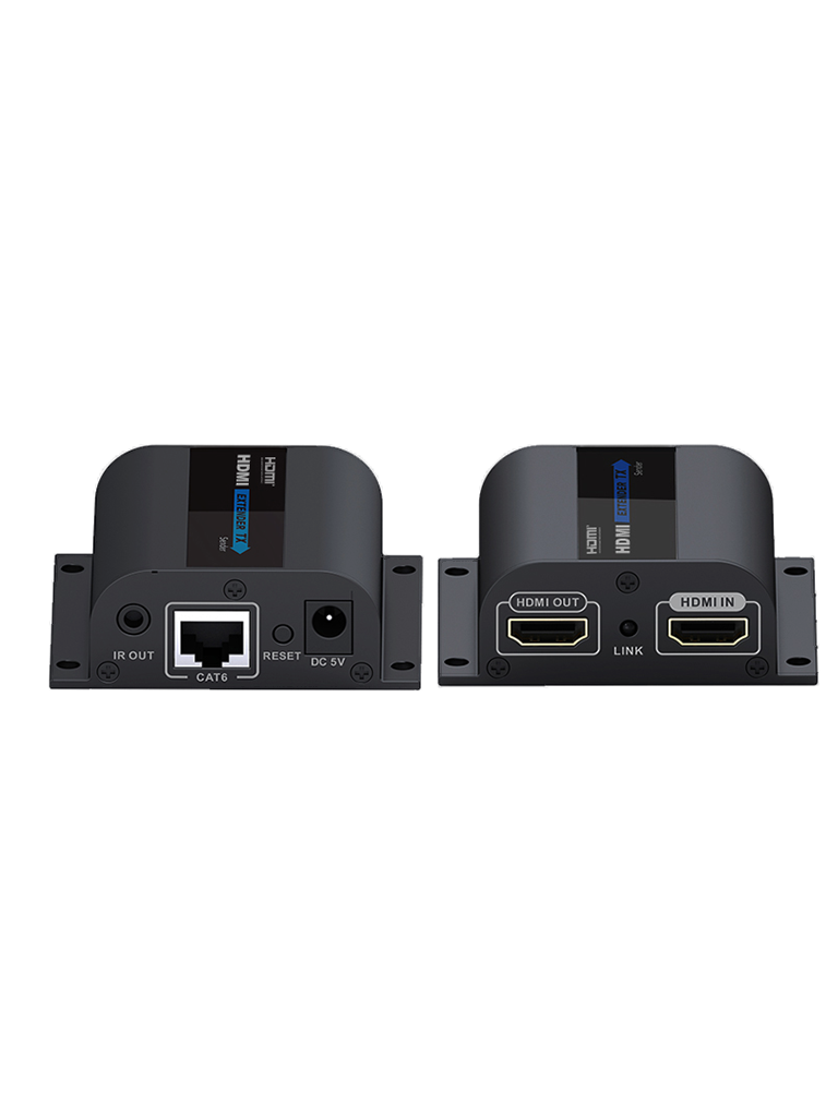 SAXXON LKV372PRO- Kit extensor de video HDMI/ Resolucion 1080p/ CAT 6/ 6A Cobre / Hasta 50 metros/ Loop HDMI en transmisor/ Transmisor IR/ Plug and play/ #20TVC