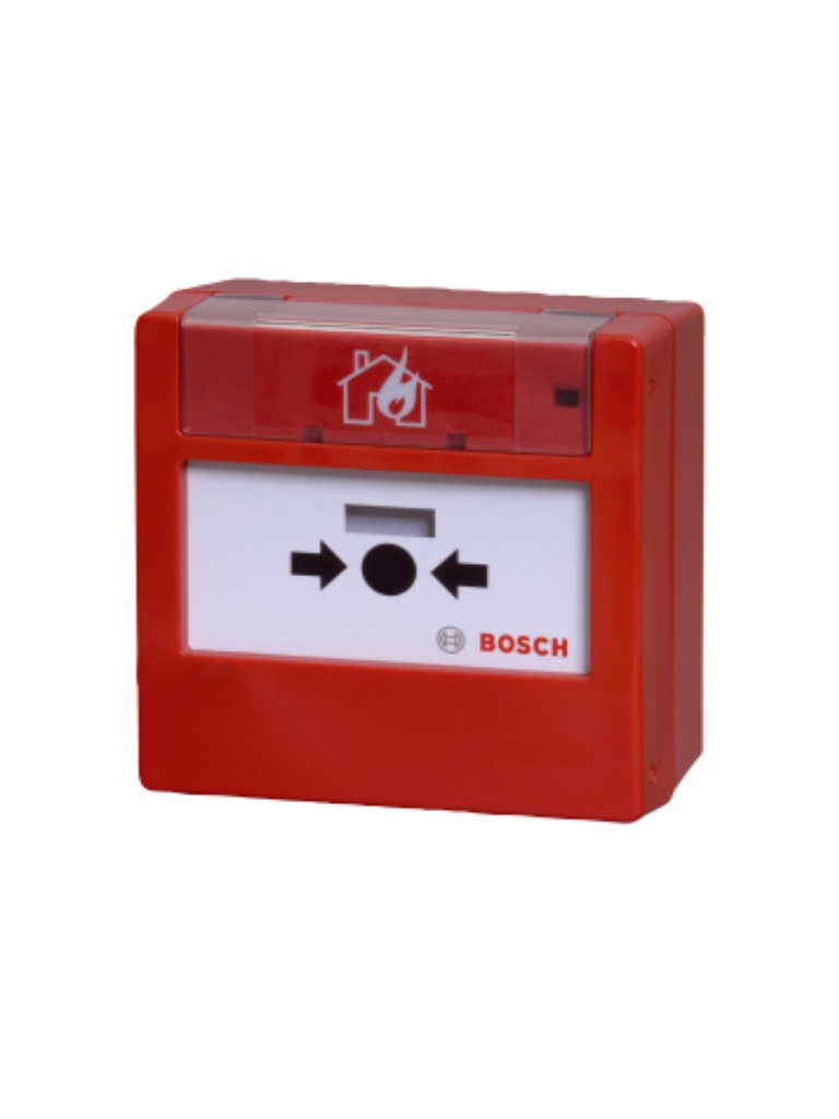 BOSCH F_FMC420RWGSRRD - Pulsador manual LSNI interior rojo RESTABLECIBLE