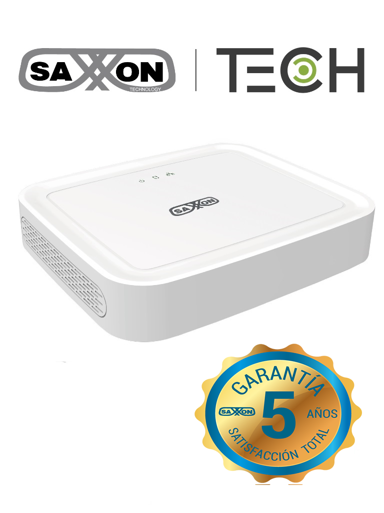 SAXXON TECH Z8308XECSL - DVR 8 Canales  HDCVI pentahibrido  1080p  Lite / H264 /  HDMI / VGA / 1 Puerto SATA de hasta 8TB / P2P