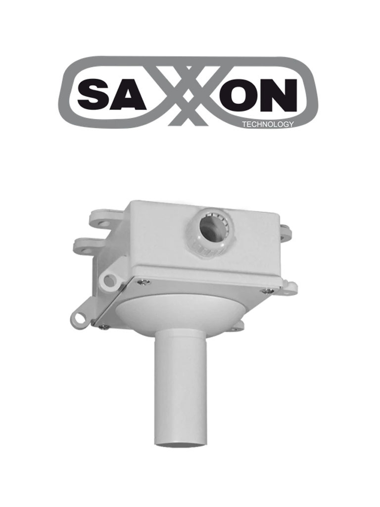 SAXXON WBWH&WB8203 - Brazo de montaje en techo de 20CM con caja de conexiones para gabinete / Aluminio