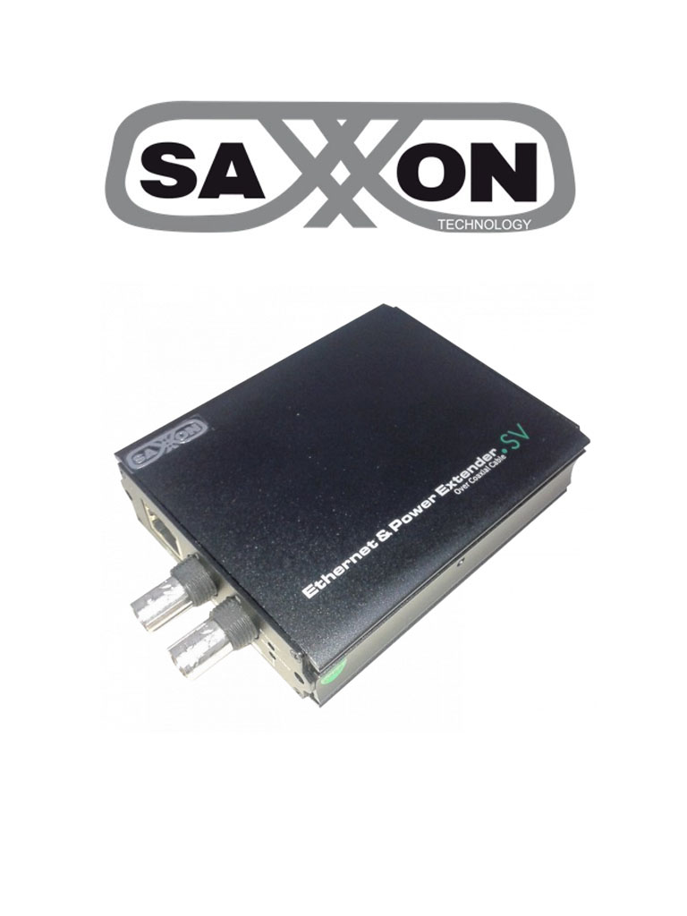 SAXXON UUTP7201EPOCSV - Unidad SV / Extensor de red por medio de cable coaxial RG6 hasta 2KM de distancia y de su puerto e