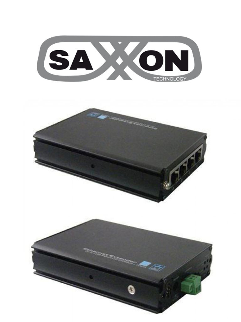 SAXXON uUTP704 - Extensor IP para 4 puertos de hasta 1000 metros por cable UTPCAT5 para 4 puertos