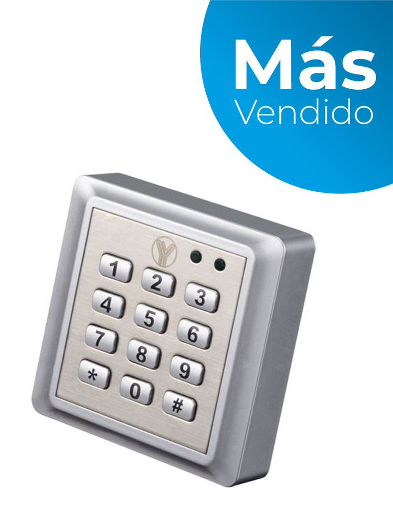 YLI YK668 - Teclado para control de acceso para tarjeta  ID a prueba de agua para 2000 tarjetas ID y 1 password