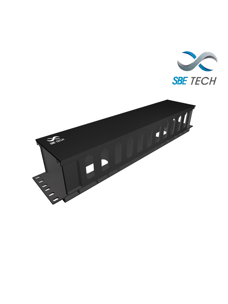 SBETECH SBE-OH2UR - Organizador de cable horizontal 2UR