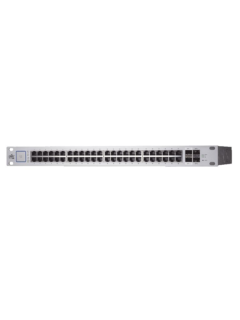 UBIQUITI US48500W - UniFi Switch Gigabit PoE / 48 Puertos Gigabit Ethernet / 2 Puertos SFP / 2 Puertos SFP+ / PoE 500 Watts / Switching 140 Gbps