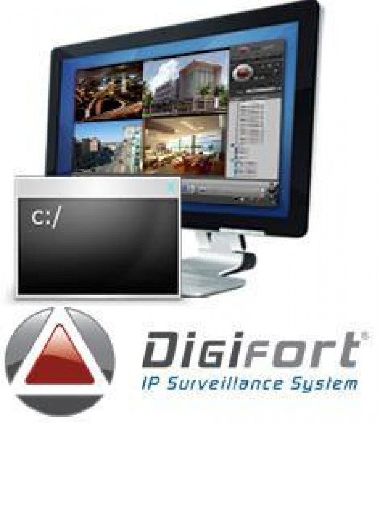 DIGIFORT STANDARD DGFST1004V7 - Software de administracion central / Sistema base para 4 camaras / Hasta 32 canales / MONIT