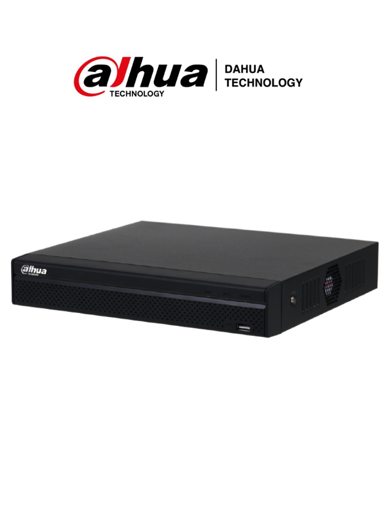DAHUA DHI-NVR1104HS-P-S3/H - NVR de 8 Megapixeles/ 4 Canales IP/ 4 puertos PoE/ H.265+/ 80 mbps/ HDMI/ VGA/ 1 Interfaz Sata de Hasta 8TB/ Soporta Camaras ONVIF y RTSP