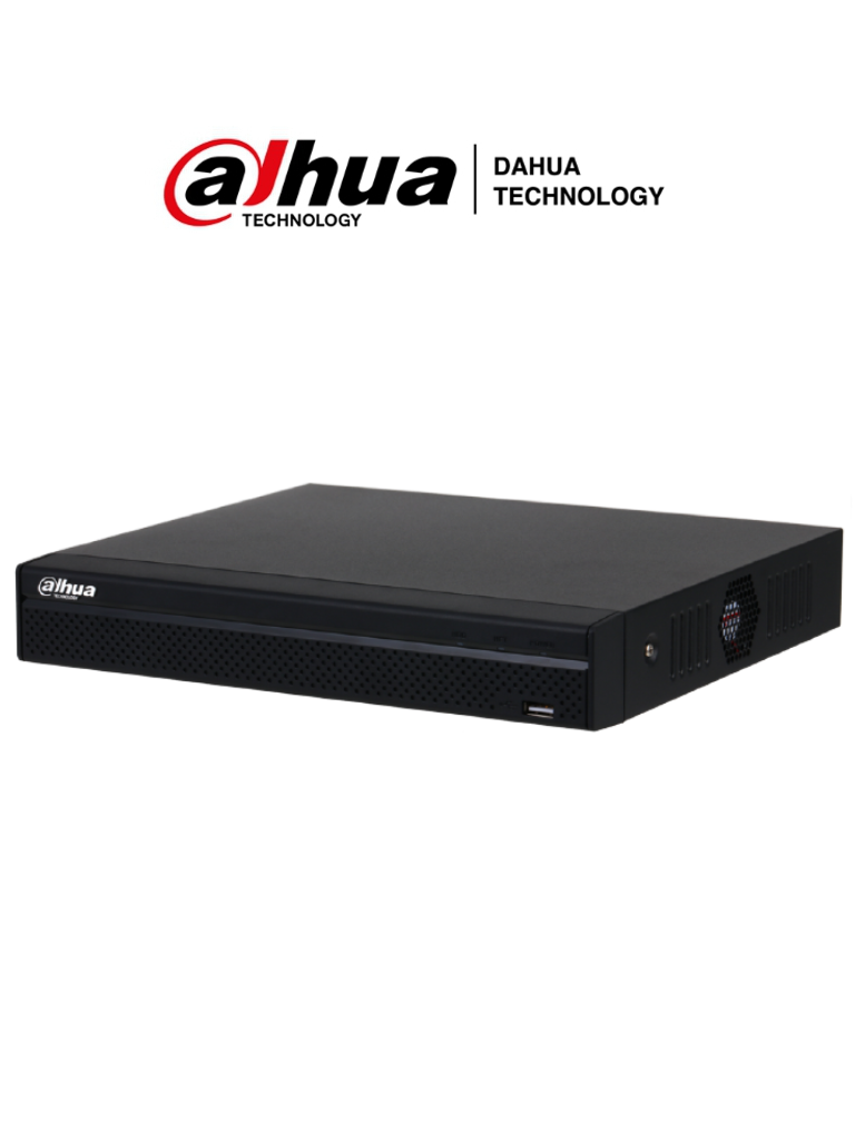 DAHU8 NVR1108HS-8P-S3/H - NVR 8 Canales IP / H265+ & H264+ / 8 Puertos PoE / Rendimiento 80 Mbps / HDMI / VGA / Puerto SATA 8TB