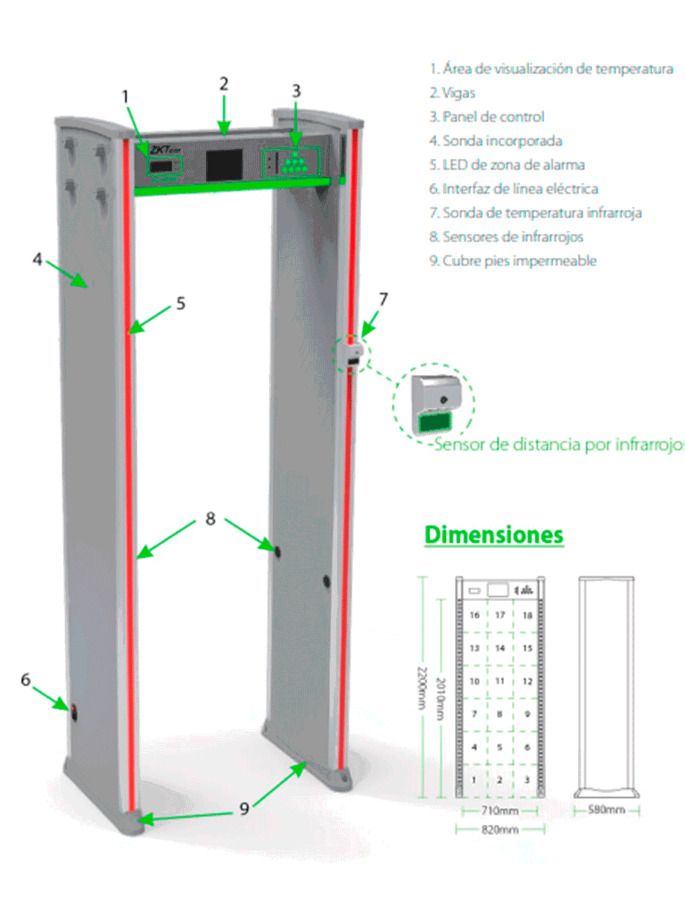 Detector-Arco-Metal-18-Zonas-Detección-Fiebre-Antipandemico-D3180STD-ZKT-TVC-Secundario3