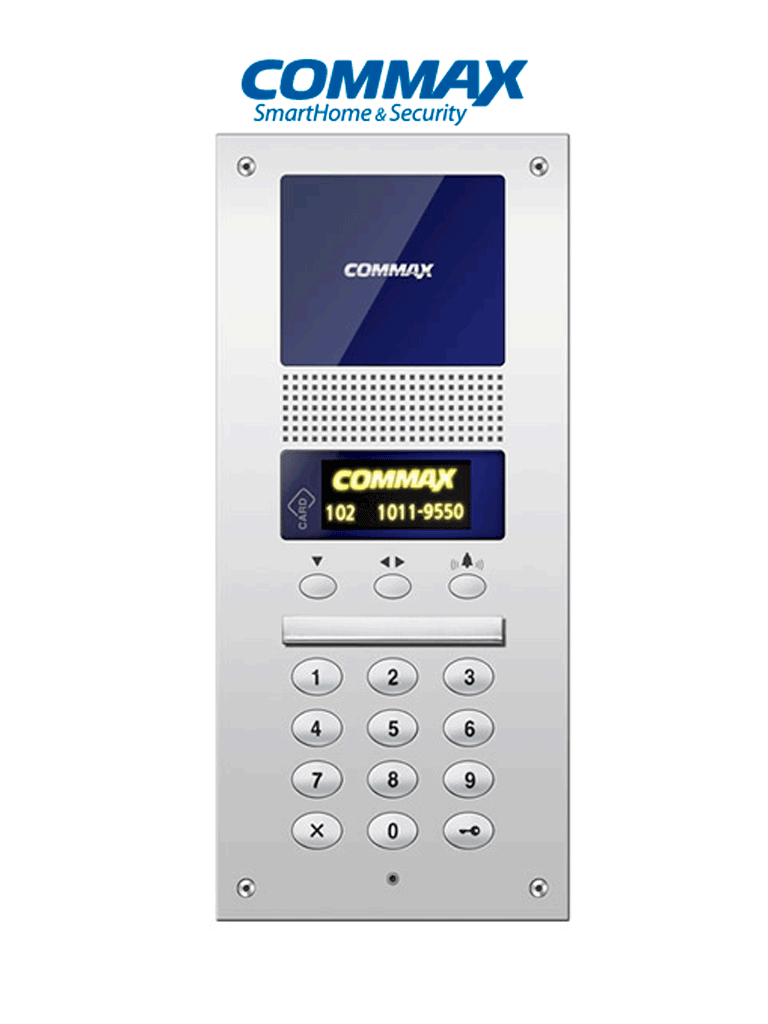 COMMAX DR2AG - Panel de audio para edificios departamentales, Fraccionamientos, cotos, etc. desde 4 hasta 1000 auriculares / Conexión por 2 hilos de Distribuidor con Auricular/ #Audiogate