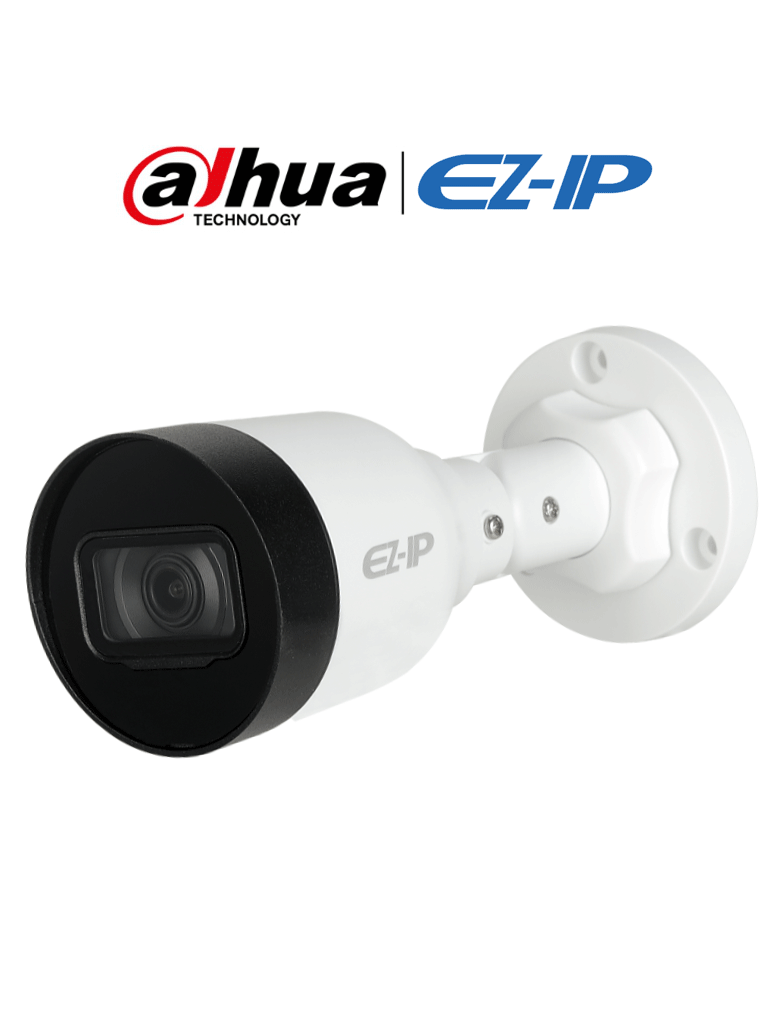 DAHUA EZIP B1B40-28 - Camara IP Bullet 4 MP/ Lente 2.8 mm/ Angulo de Vision 101 Grados/ H265+/ Luz ir 30 metros/ IP67/ PoE/ DWDR/ HLC/ ONVIF