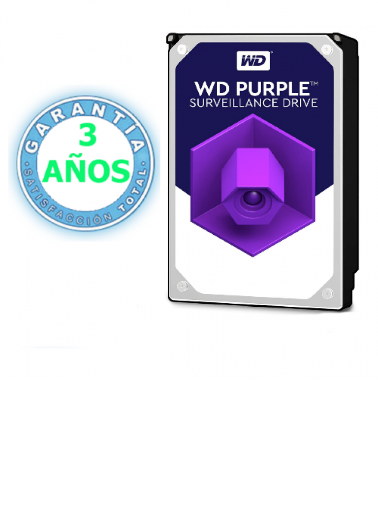 WESTERN WD60PURX- DISCO DURO 6 TB/  INTELLIPOWER/ SATA 6 GBS/ RECOMENDADO PARA VIDEOVIGILANCIA/ TAMANO DE 3.5