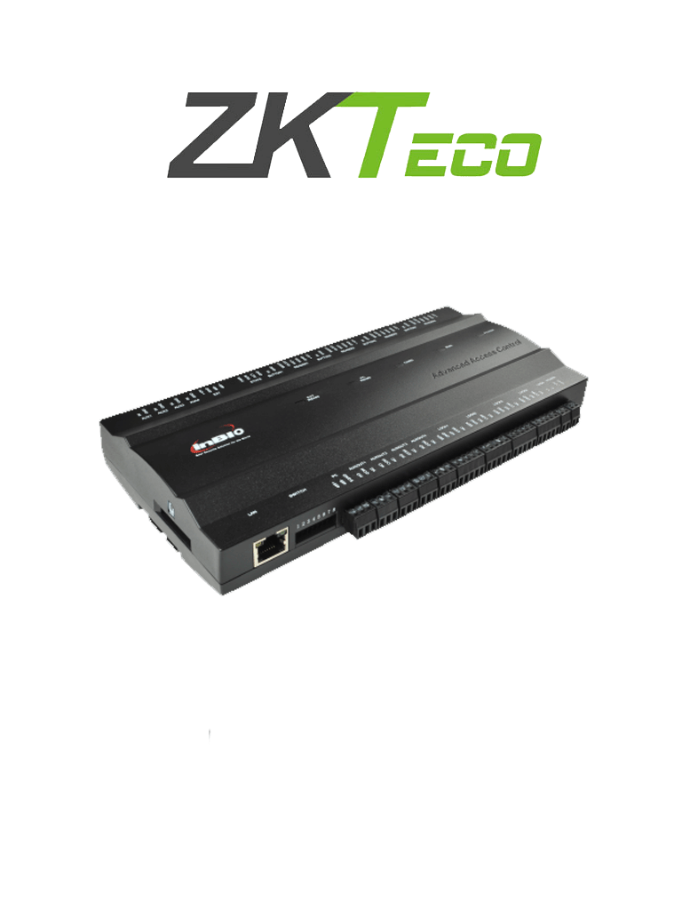 ZKTECO INBIO460 - Control de Acceso para 4 Puertas / 4 Lectoras / 3000 Huellas / 100000 Registros