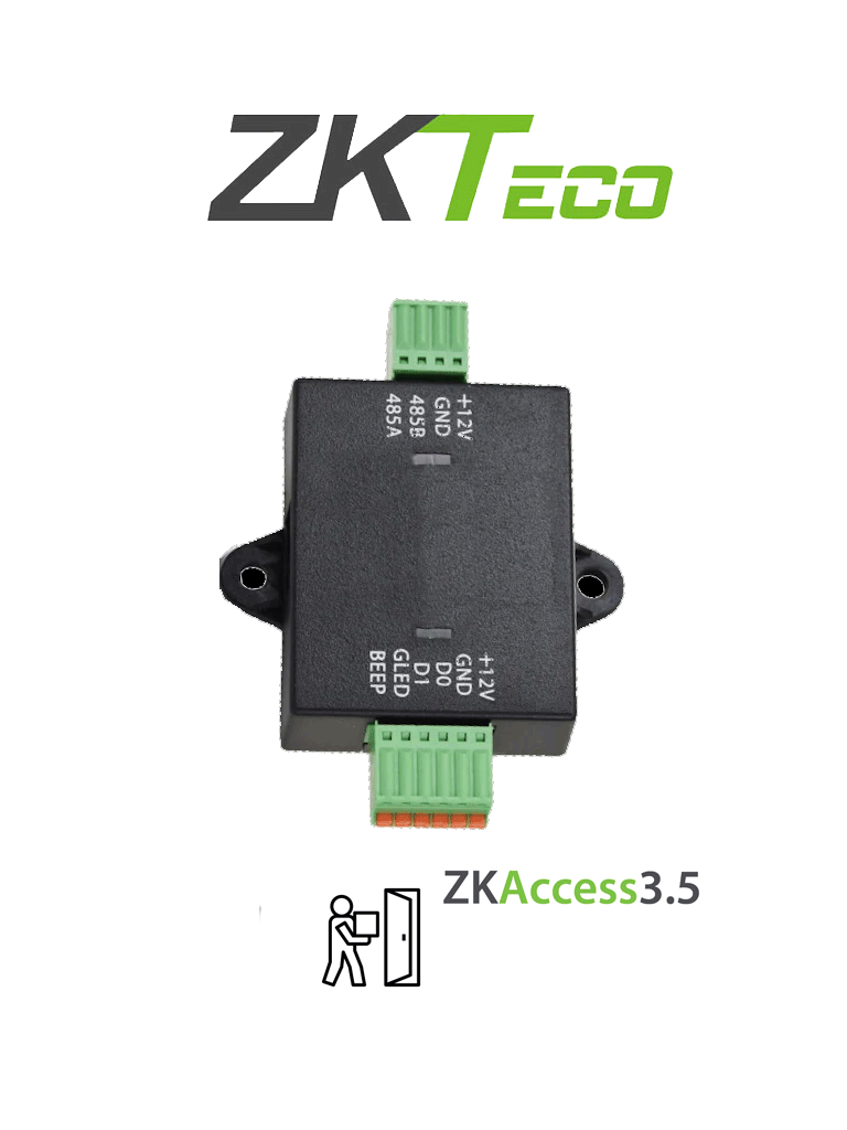 ZKTECO WR485 - Convertidor de Conexión RS485 a Wiegand / Compatible con Panel de Control de Acceso C2260