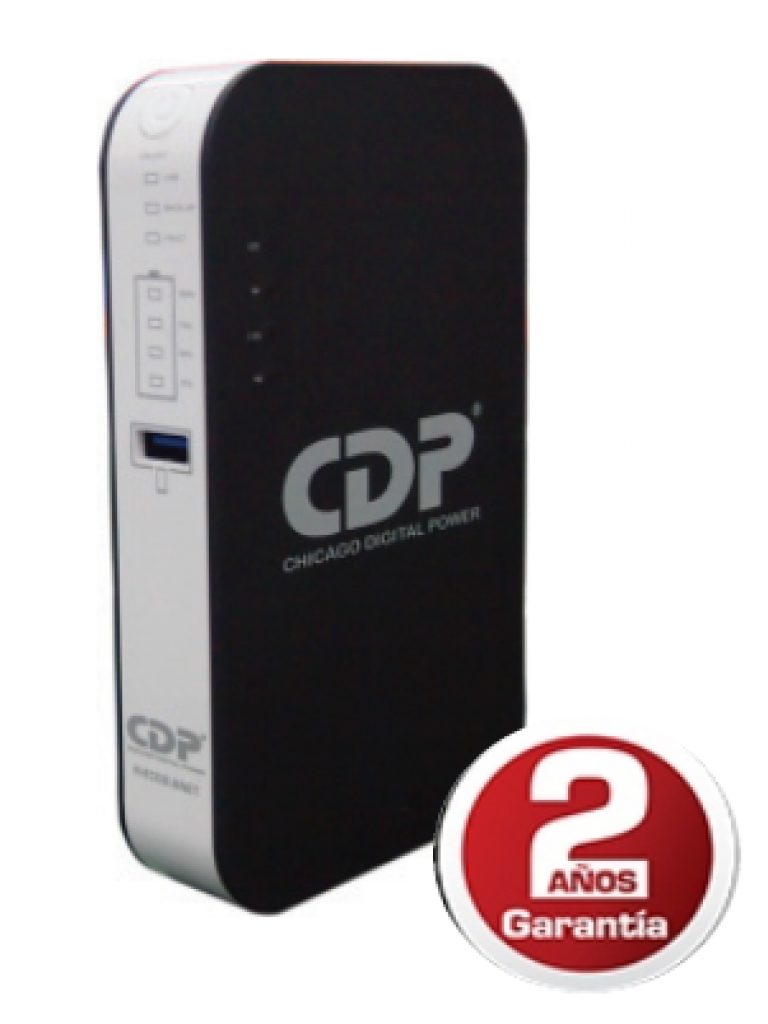 CDP RECO88NET - No BREAK / Equipo respaldo de energia / Bateria de 8800 mAh / Voltajes de salida 5V / 7.5V / 9V / 12V / A 2.1 amperes / Salida  USB 5V a 1 A MPER