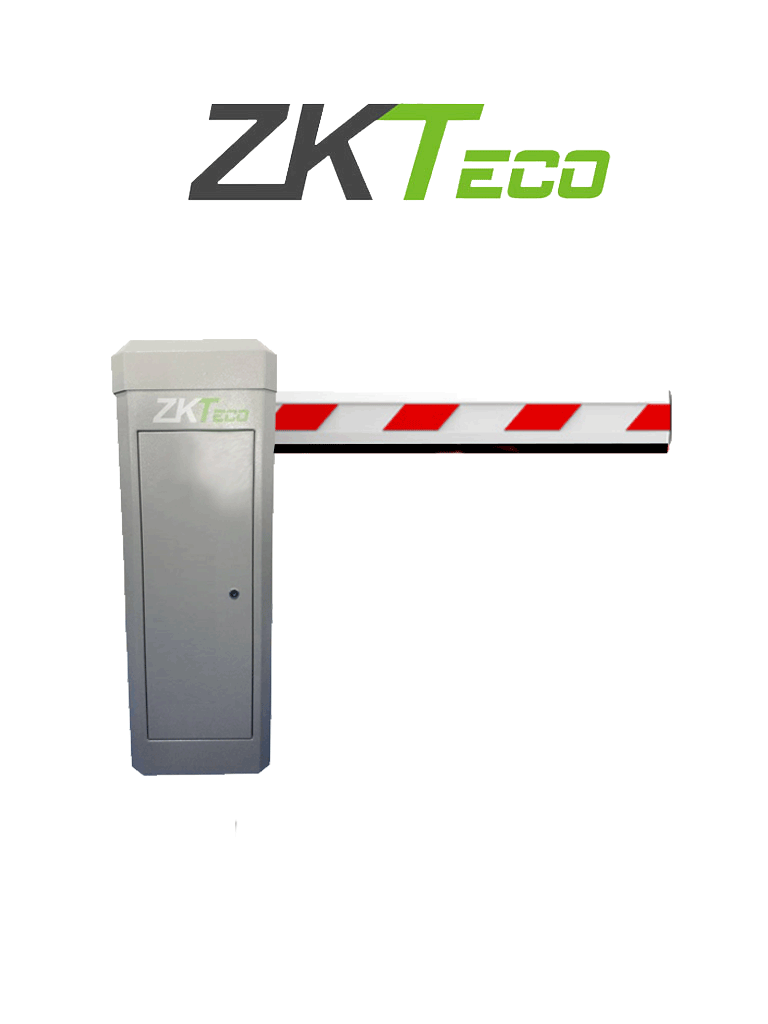 ZKTECO PROBG2060L - Barrera Vehicular Izquierda de 6 Metros con Servo Motor / 3 Segundos / Bajo Mantenimiento / 24  VDC