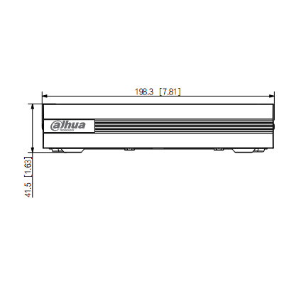 DAHUA KITXVR1B04-I-Grabador-4-Canales-Inteligencia-4-cam-kit-dimensiones