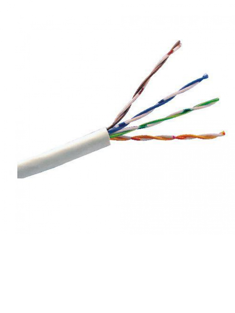 SAXXON OUTP6CCA305BC - Cable UTP CCA / Categoria 6 / Color blanco / Interior / 305  Mts / Redes / Video / 4 Pares