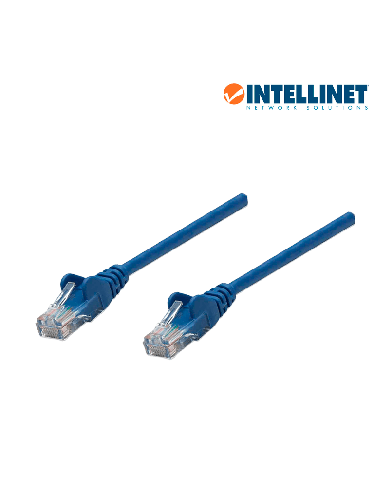 INTELLINET 342575 - Cable patch / CAT 6 / 1.0 Metro ( 3.0F) / UTP Azul / Patch cord