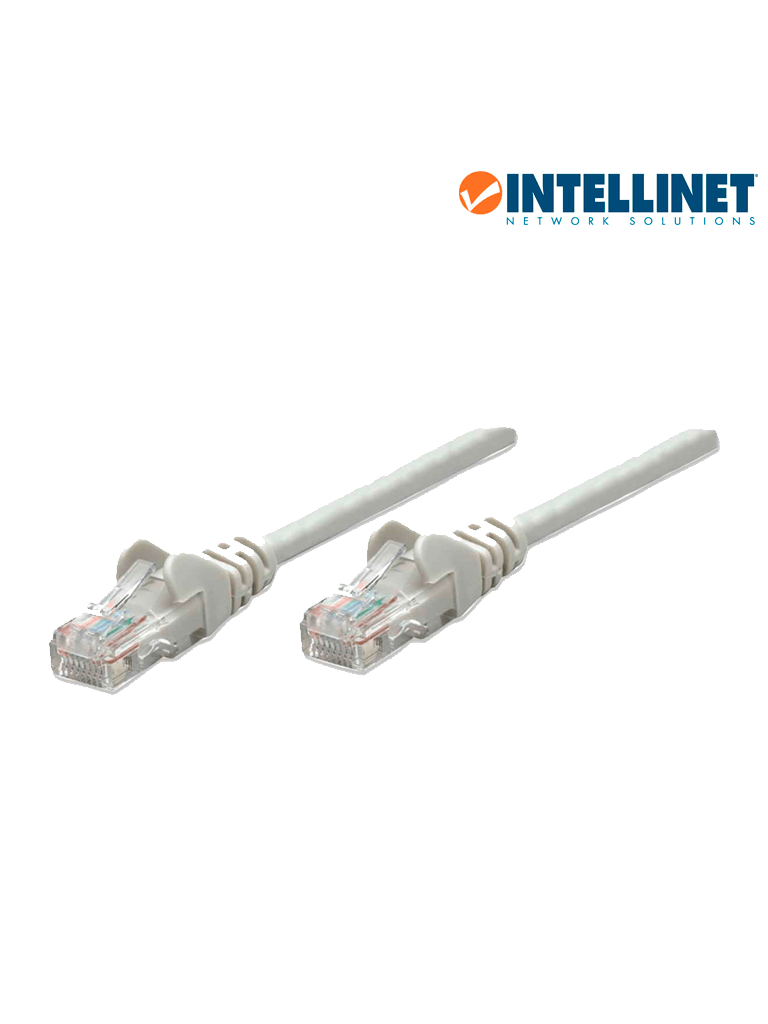 INTELLINET 334112 - Cable patch / CAT 6 / 2.0 Metros ( 7.0F) / UTP Gris / Patch cord