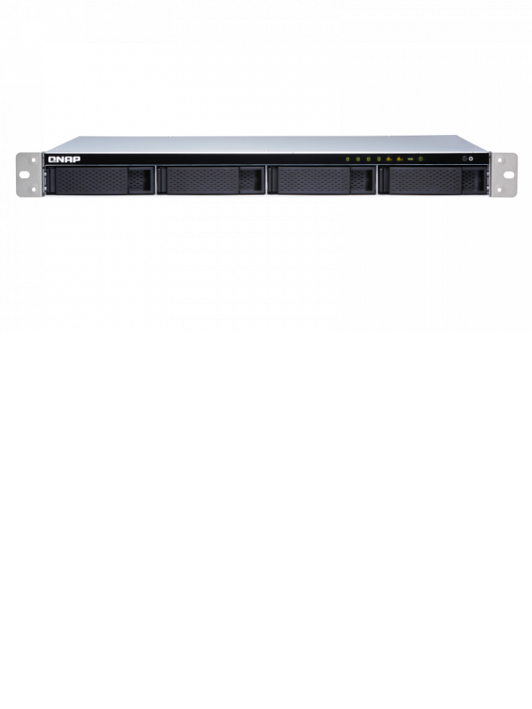 QNAP TS431XeU2G - Servidor de almacenamiento NAS 4 bahias / 2 GB RAM / 2 Puertos LAN GE / 1 Puerto 10G SFP+ / RACKEABLE / Poca profundidad / No incluye riel RAIL-B02