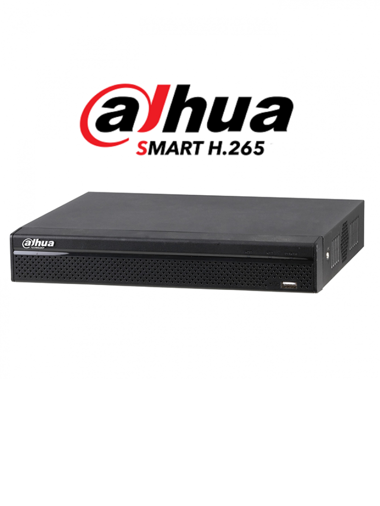 DAHUA XVR4116HSX - DVR 16 Canales  HDCVI pentahibrido  1080p  Lite / H265 /  HDMI / VGA / 2 Ch IP adicionales 16+2 / 1 SATA Hasta 10TB / P2P / Smart audio  HDCVI/