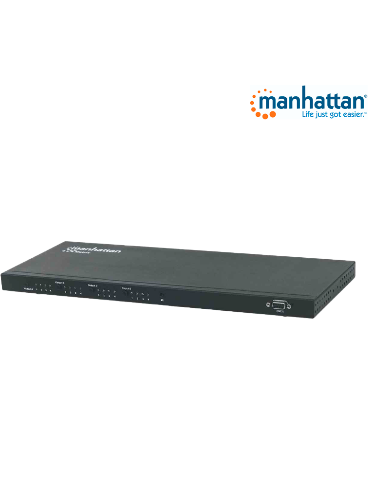 MANHATTAN 207904 - Video Splitter / HDMI 1080p / 4 in : 4 out (Matriz)