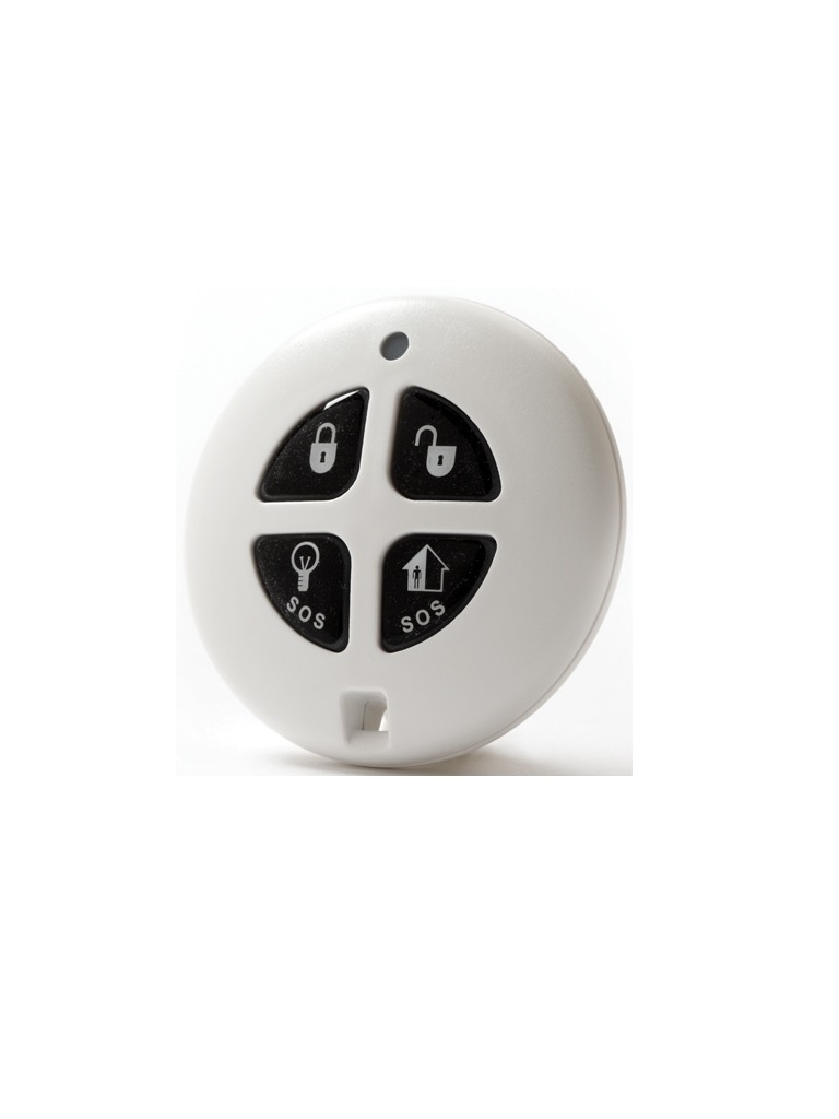 RISCO EL2714- Control Remoto Inalámbrico Compatible con Secuplace 4 botones Tipo Llavero Armar y Desarmar #OfertasAAA