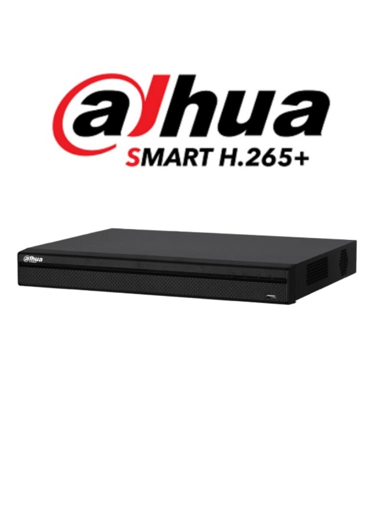 DAHUA XVR5232ANX - DVR 32 Canales  HDCVI pentahibrido  1080p / 4 MP  Lite /  720p / H265+ / Hasta 32 canales IP / 2 SATA Hasta 20 TB / Smart audio / P2P/