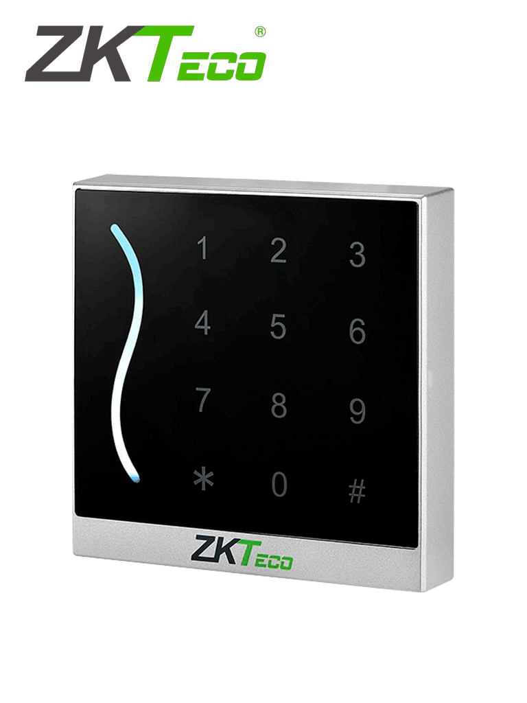 ZKTECO PROID30BE - Lector Esclavo de Tarjetas ID / Frecuencia 125Khz / Green Label / Conexión Wiegand 26 o 34 Ajustable / Teclado Touch / IP65/ Compatible con Paneles C3 e InBio