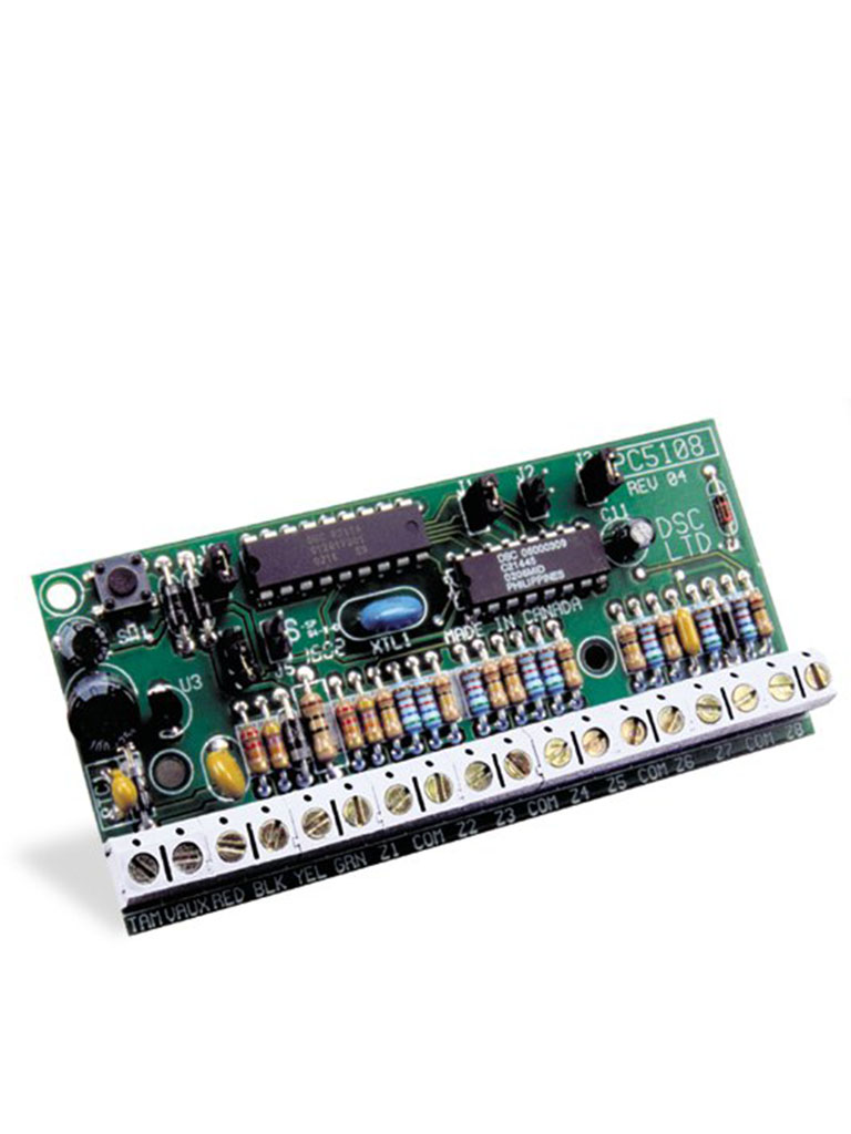 DSC PC5108 - Módulo Expansor de 8 Zonas Cableadas compatible con panel Power Series