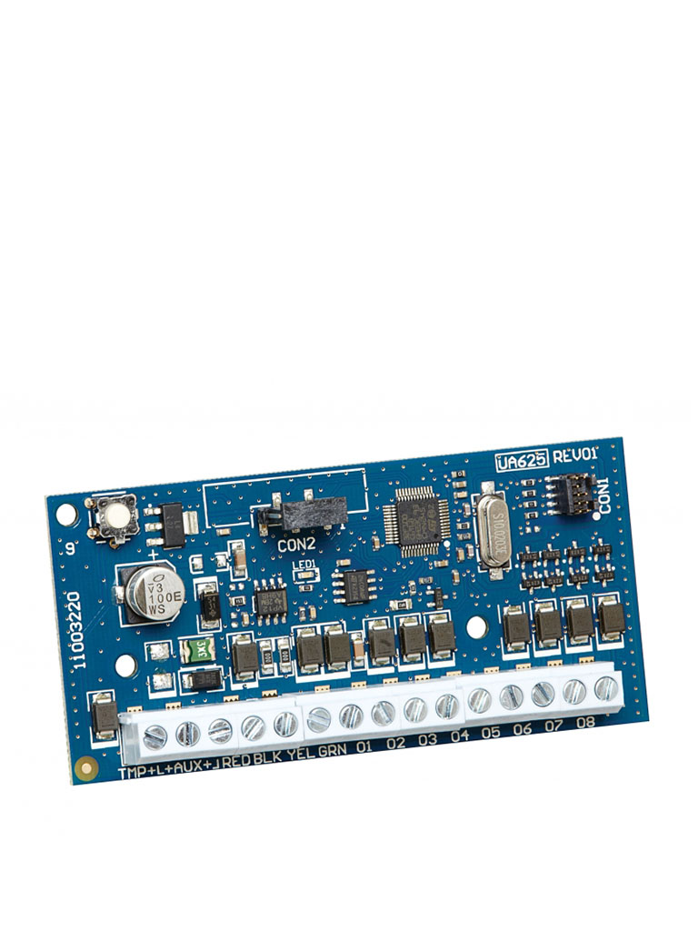 DSC HSM2208 - Módulo Expansor de 8 Salidas Programables de baja corriente compatible con panel NEO, PRO