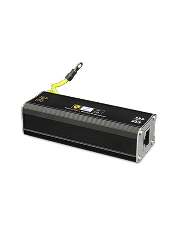 UTEPO USP201GEPOE - Protector de sobrecargas  PoE / 1 PTO GE / Ideal para camaras IP  PoE / AF / AT / Hasta 60V / Datos y energia