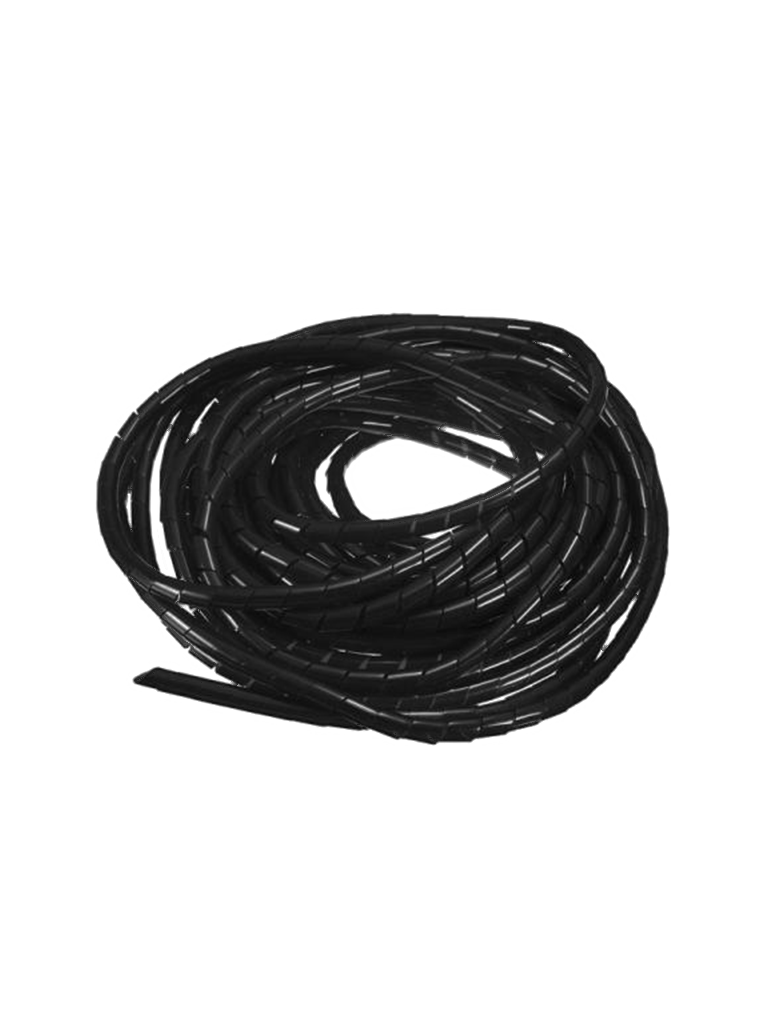 SBETECH SBEESPN6 - Organizador de cables / Espiral / Negro / 1 / 4 / 10 Metros / Rollo