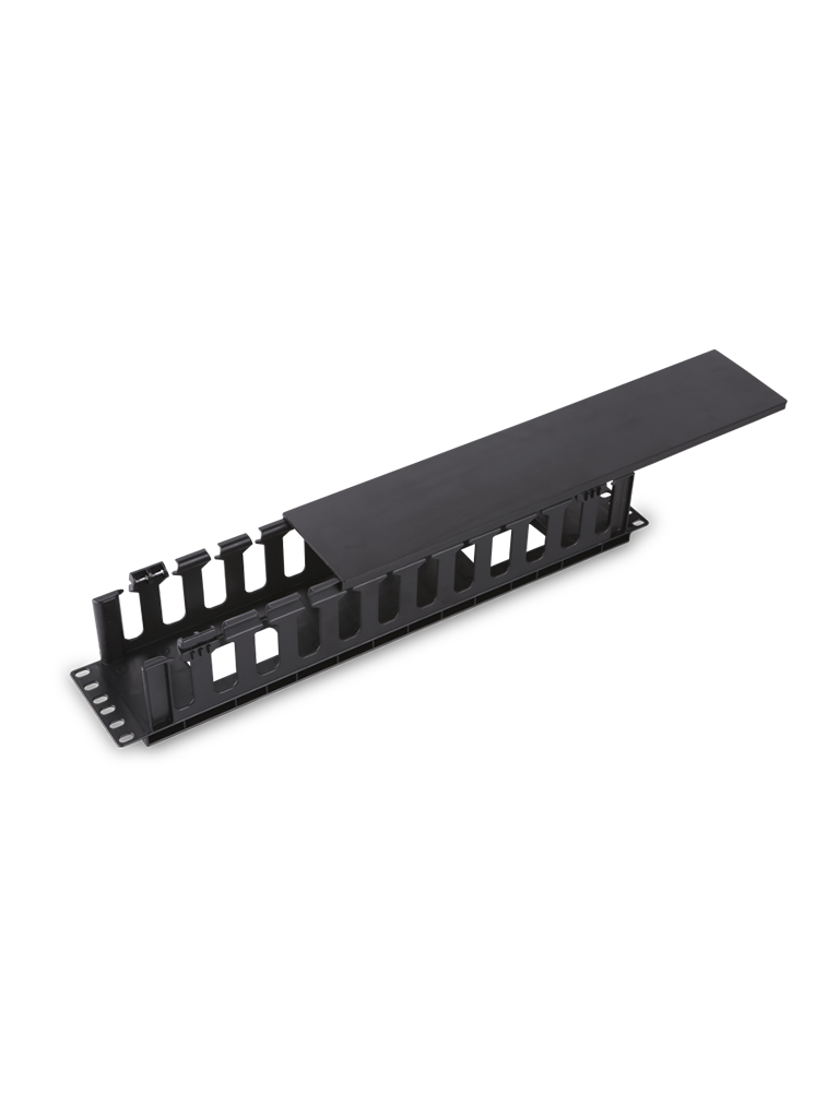 SAXXON J6069 - Organizador de cable horizontal para rack / Un lado / Plastico / 2U
