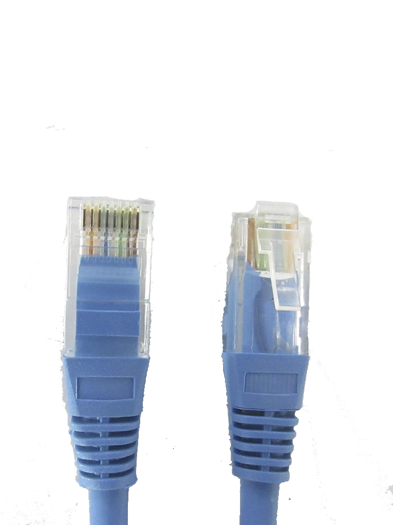 SAXXON P61UA - Cable patch cord UTP 1 metro / CAT 6 / Color azul