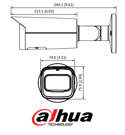 Camara-de-videovigilancia-IP-bullet-8mp-wizsense-lente-motorizado-entrada-y-salida-de-alarma-Dahua-imagen-1