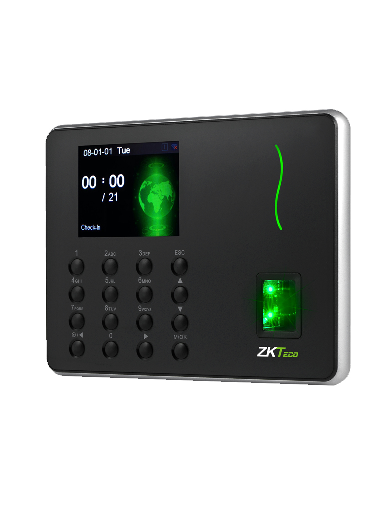 ZKTECO WL10 - Control de Asistencia  Simple / 1000 Usuarios  / Descarga de USB en Hoja de Cálculo