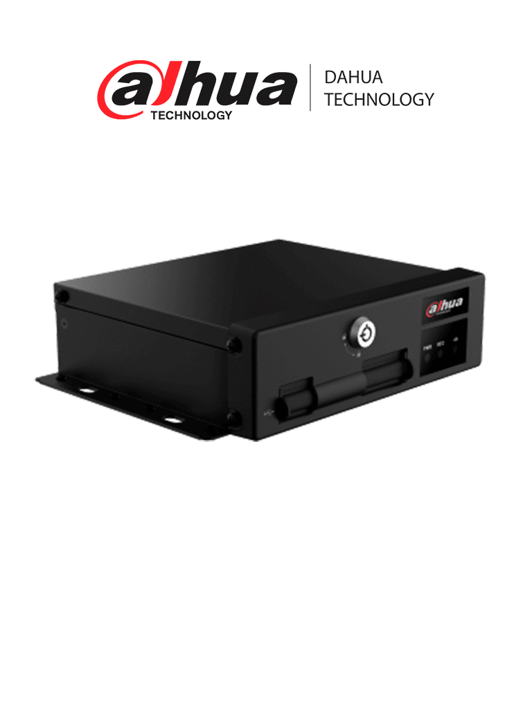 DAHUA MHVR8004-GFWI - DVR Movil de 4 Canales 1080p/ H.265/ 2 canales digitales/ 2 canales analogicos/ Con Inteligencia Artificial para Monitoreo de Conductor y Carretera/ Soporta 2 Memorias SD de 512 Gb/ GPS/ 4G/ Modulo Wifi/ DSM / ADAS #LoNuevo