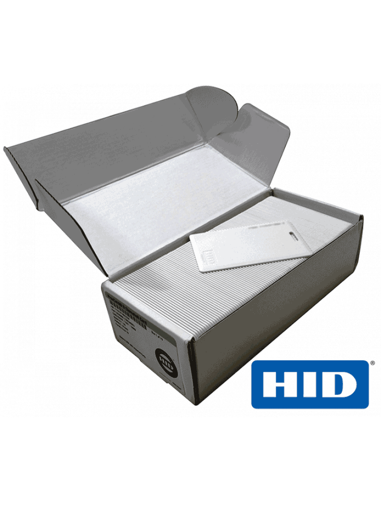 HID PROXCARDII - Tarjeta Proxcard II modelo 1326, requiere datos para programación, compatibles con lectores HID con frecuencia de 125 Khz tipo clamshell, con ranura vertical, No imprimibles/ Consulta tiempos de entrega/ Pedido minimo 100 pz/ Sobrepedido