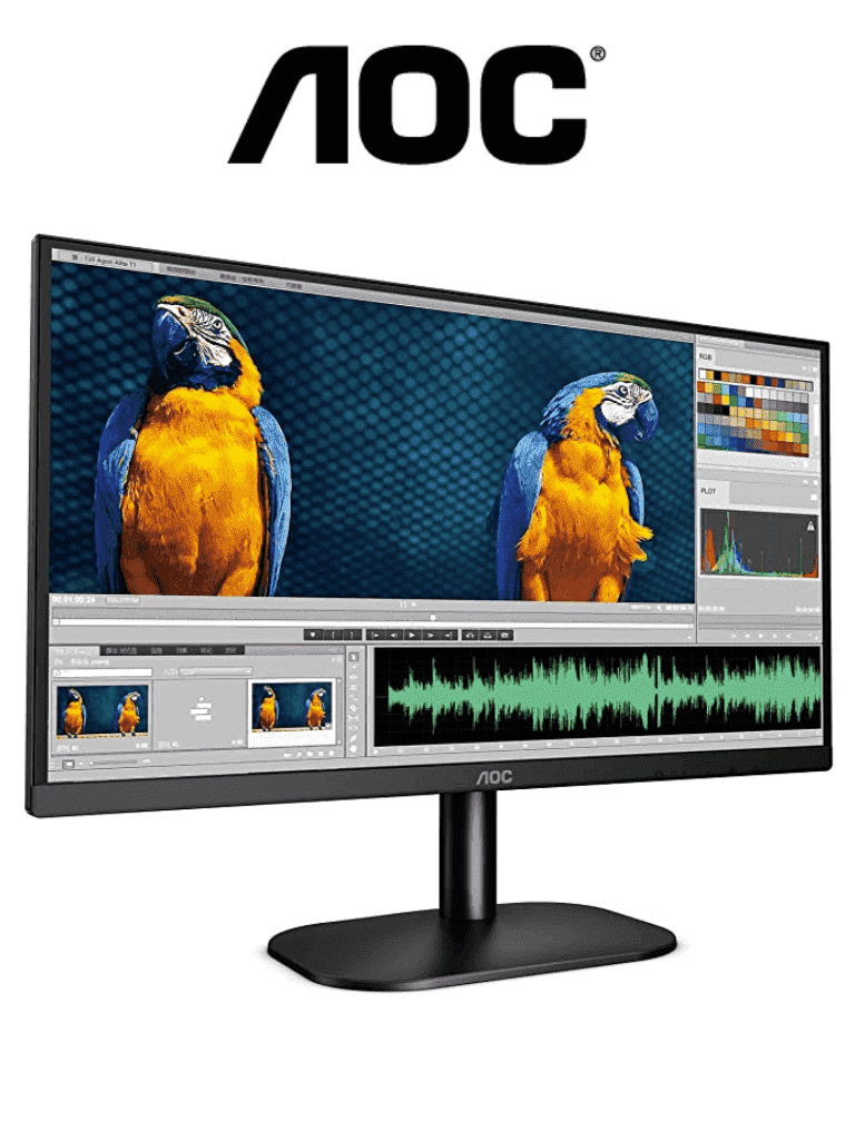 AOC 22B2HM - Monitor de 21.5 Pulgadas/ VESA/ Full HD/ Resolución 1920x1080/ Entradas de Video HDMI & VGA/ Panel VA/ Brillo 250 CD/M2/ Relación de Aspecto 16:9/ Aspecto Ultra Delgado/  #AHORRA