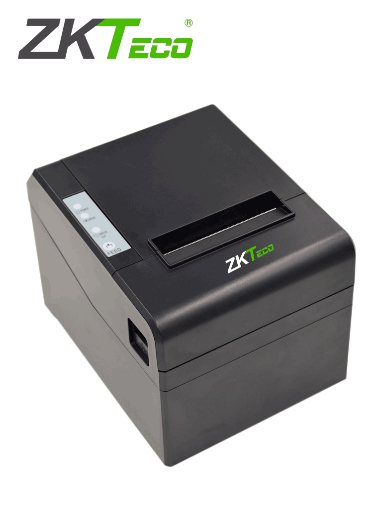 ZKTECO ZKP8001 - Impresora térmica para terminal punto de venta o control de asistencia /  USB / 80 mm /  RS232 / 24V