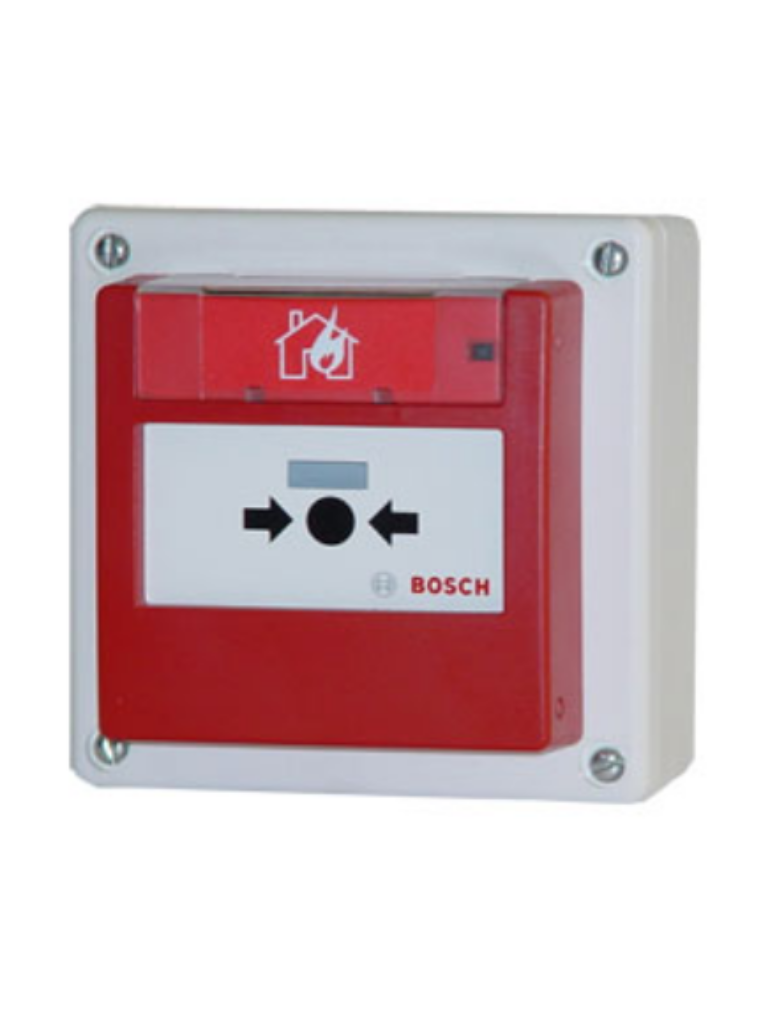 BOSCH F_FMC420RWHSRRD - Pulsador de alarma de incendio para exterior / Opcion de REARME / Rojo