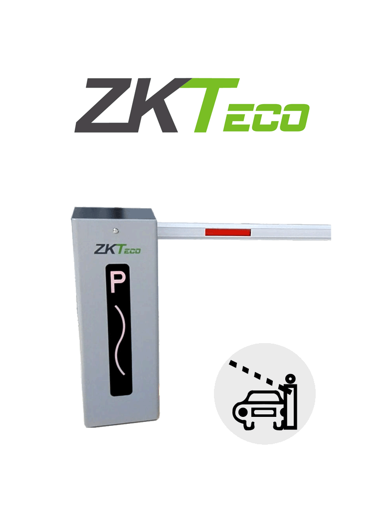 ZKTECO CMP200 - Barrera Vehicular de doble dirección Izq o Der/ Brazo Telescópico de 2.6 hasta 4.5 metros / 3 Seg. / Gabinete con Luz Led Indicador de estado / Sistema Inteligente anti-impacto/ Incluye 2 controles remotos / #TERROR