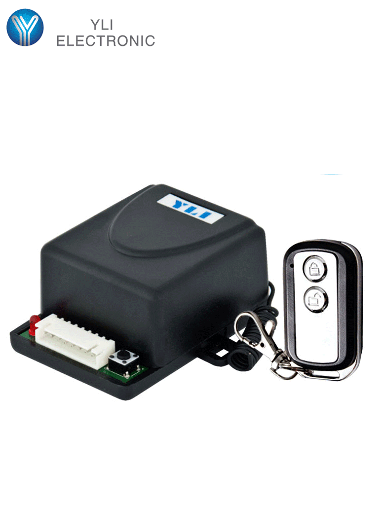 YLI WBK400112 - Modulo con relay normalmente abierto y cerrado con control remoto para apertura de puerta soporta hasta 30 controles / Alimentación a 12VDC