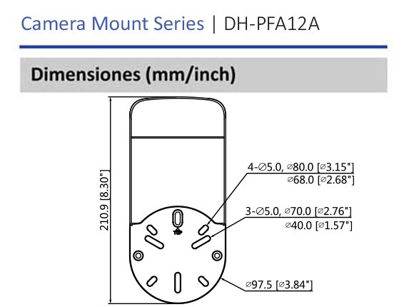Dimensiones_DAHUA PFA12A_Vista Frontall_400 x 430