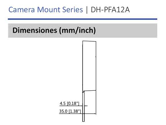 Dimensiones_DAHUA PFA12A_Vista Lateral_400 x 430