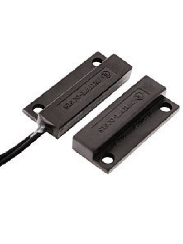 Seco-Larm SM205QBR - Contacto Mini con montaje de tornillo o adhesivo. Gap 3/4 CAFÉ Compatible paneles DSC / RISCO / BOSCH 